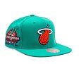 Kšiltovka Mitchell & Ness NBA Desert Green Snapback Miami Heat Teal