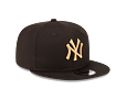 Kšiltovka New Era 9FIFTY MLB League Essential New York Yankees Dark Brown / Bronze