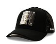 Kšiltovka Capslab - Rick & Morty Trucker - Metallic Chrome Plate - Black / Silver