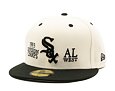Kšiltovka New Era 59FIFTY MLB 93 Division Chicago White Sox - Off White