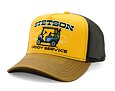Kšiltovka Stetson - Golf Caddy Service Trucker - Yellow / Khaki