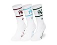 Ponožky New Era - MLB Crew Socks 3pk - NY Yankees - White