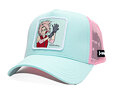 Kšiltovka Capslab - Naruto Trucker - Sakura Punch - Mint / Pink
