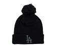 Dámský Kulich New Era - MLB Metallic Pom Beanie - LA Dodgers - Black