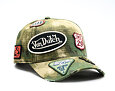 Kšiltovka Von Dutch - Route 29 Camo Patches Baseball - Green Camo