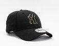 Kšiltovka New Era 9FORTY MLB Black and Gold New York Yankees Black