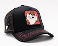 Kšiltovka Capslab - Looney Tunes Trucker - Taz Tornado - Black / Red