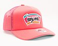 Kšiltovka Mitchell & Ness Keep On Truckin Trucker Hwc San Antonio Spurs Pink