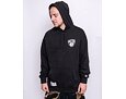 Mikina New Era NBA Half Logo Oversized Hoody Brooklyn Nets Black / White