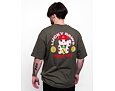 Triko New Era Character Oversized Tee New Olive / Optic White