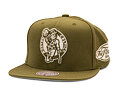 Kšiltovka Mitchell & Ness - NBA Fashion Basic Snapback - Boston Celtics - Olive