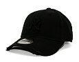 Kšiltovka New Era - MLB Wash Distress 9FORTY - NY Yankees - Black