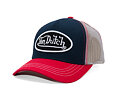 Kšiltovka Von Dutch - Oval Patch Baseball Trucker - Navy / Red