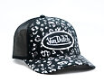 Dámská kšiltovka Von Dutch - Silver Leopard Foil Baseball - Black