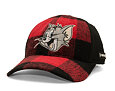 Kšiltovka Capslab - Tom & Jerry Trucker - Tom Grin Buffalo Check - Red / Black