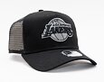 Kšiltovka New Era - NBA Black on Black 9FORTY Trucker - LA Lakers - Black