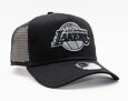 Kšiltovka New Era 9FORTY A-Frame Trucker NBA Black on Black Team Logo Los Angeles Lakers - Black