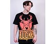 0Triko Mitchell & Ness Milwaukee Bucks Flames Tee SSTEBW19142 Black