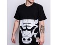 Triko Mitchell & Ness Chicago Bulls Big Face Tee 3.0 Black