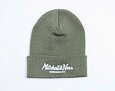 Kulich Mitchell & Ness Branded Pinscript Cuff Knit Olive