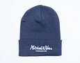 Kulich Mitchell & Ness Branded Pinscript Cuff Knit Navy