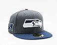 Kšiltovka New Era 59FIFTY NFL Official Team Colors Seattle Seahawks Grey