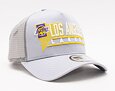 Kšiltovka New Era 9FORTY Trucker Wordmark Graphic Los Angeles Lakers Snapback Gray