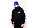 Mikina New Era MLB Foil Back Print Hoody Los Angeles Dodgers Black/Metallic Blue