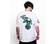 Triko New Era Heritage Back Print Oversized Tee Oakland Athletics Off White / Dark Green