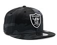 Kšiltovka New Era 9FIFTY NFL Team Camo Las Vegas Raiders Midnite Camo