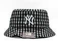 Dámský klobouk New Era MLB Womens Gingham Tapered Bucket New York Yankees Black