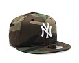 Kšiltovka New Era 9FIFTY MLB Team Camo New York Yankees Woodland Camo