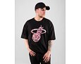 Triko New Era NBA Infill Logo Oversized Tee Miami Heat Black / Scarlet
