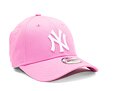 Dětská Kšiltovka New Era 9FORTY Kids MLB League Essential New York Yankees Wild Rose / White