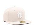 Kšiltovka New Era - MLB Essential 59FIFTY - NY Yankees - Stone / White