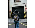 Mikina Adam Wave x Snapbacks Mamba Tribute Acid Washed Oversized Hoody Black