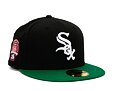 Kšiltovka New Era 59FIFTY MLB Team Color Chicago White Sox Cooperstown Black / White / Kelly Green