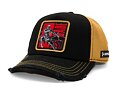 Kšiltovka Capslab - Assassin's Creed Trucker - Naoe Shinobi - Black / Mustard