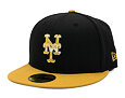 Kšiltovka New Era - MLB 59FIFTY Day - NY Mets - Black & Gold