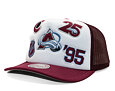 Kšiltovka Mitchell & Ness - Gridlock Trucker - Colorado Avalanche - White