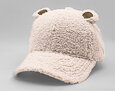 Dětská Kšiltovka New Era - Winter Borg Teddy Fleece Ears 9FORTY - Stone