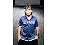 Dres New Era - NBA Button Jersey Shirt - LA Lakers - Muted Indigo