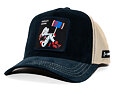 Kšiltovka Capslab - Harley Quinn Trucker - Mallet Swing - Navy Corduroy