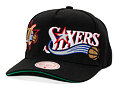 Kšiltovka Mitchell & Ness - NBA Busted Pro HWC - Philadelphia 76Ers - Black