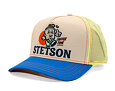 Kšiltovka Stetson - Barista Coffee Time Trucker - Sand / Blue / Neon Yellow