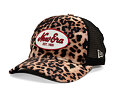 Dámská Kšiltovka New Era - Branded Leopard 9FORTY M-CROWN Trucker - Camel
