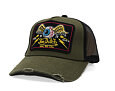 Kšiltovka Von Dutch - Flying Eyeball 1929 Patch Trucker - Olive