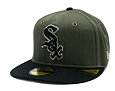 Kšiltovka New Era - MLB Three Looms "American Herringbone" 59FIFTY - Chicago White Sox - Team Color