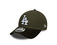 Kšiltovka New Era - MLB Cord Visor 9FORTY M-CROWN - LA Dodgers - New Olive