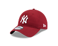 Kšiltovka New Era 9TWENTY MLB League Essential New York Yankees Cardinal / Optic White